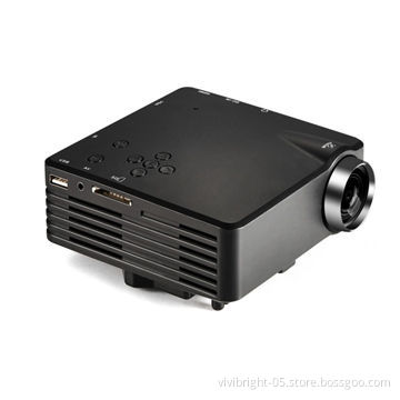 christmas gift projector GP7S with HDMI SD VGA 480*320P native resolution 120lumens new toolings